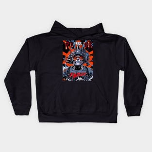 Graffiti Punk Robot Kids Hoodie